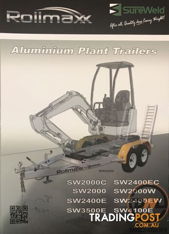 Sureweld Tag Tag/Plant(with ramps) Trailer