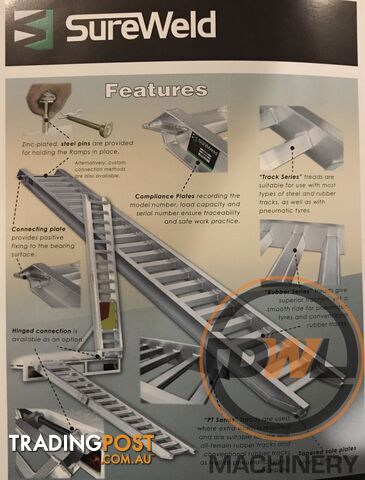 SUREWELD ALUMINIUM LOADING RAMP Loading Ramp Attachments