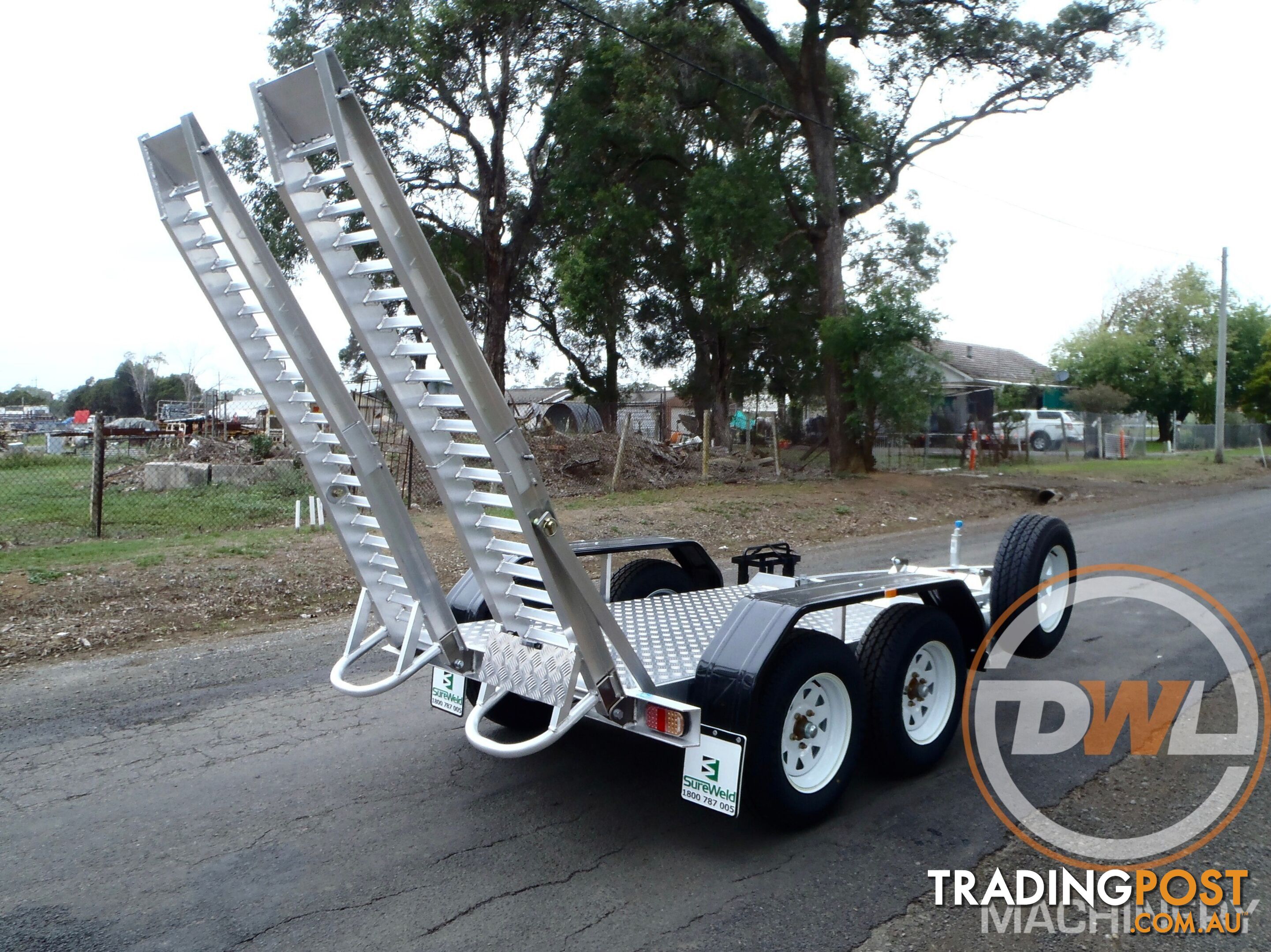 Sureweld Tag Tag/Plant(with ramps) Trailer