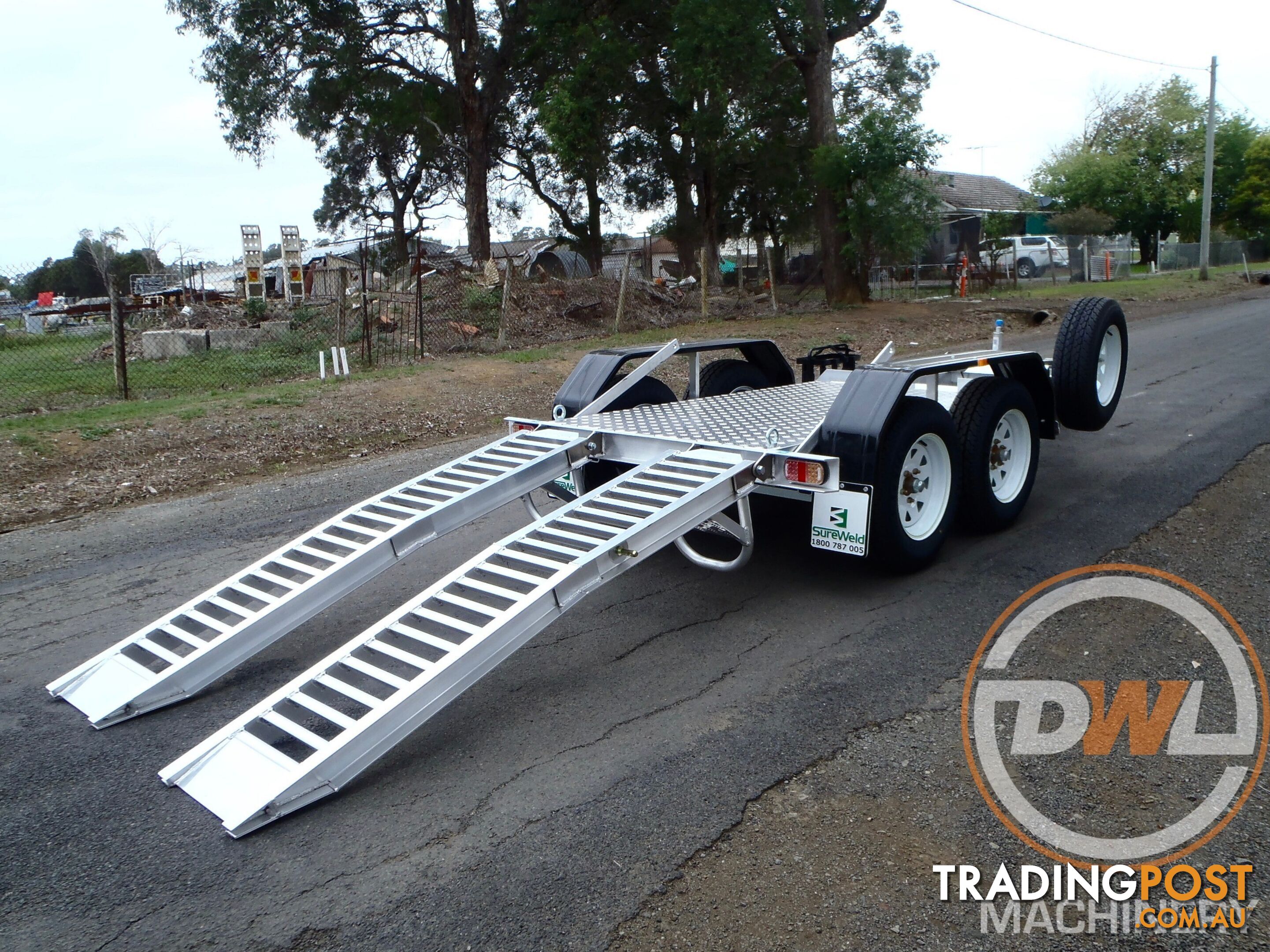 Sureweld Tag Tag/Plant(with ramps) Trailer