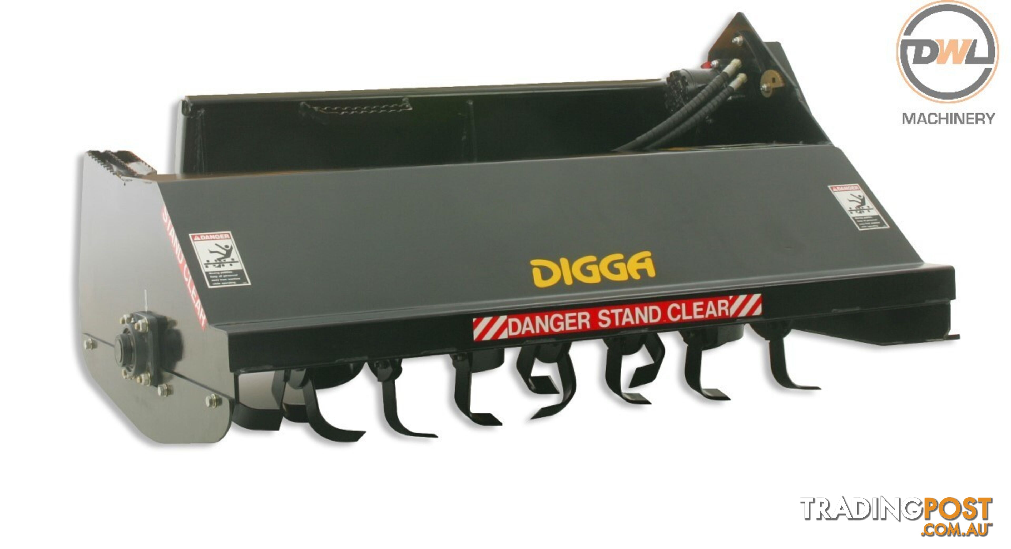 DIGGA ROTARY TILLER HOE AERATOR SCARIFIER Tiller Attachments