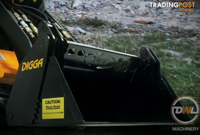 DIGGA 4 IN 1 BUCKET SUIT MINI LOADER KANGA, DINGO, VERMEER, BOXER Bucket-GP Attachments - photo 2 of 12