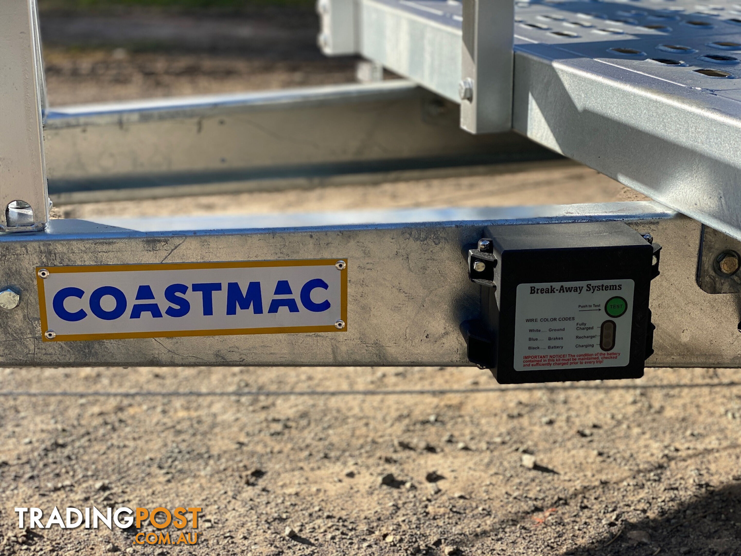 Coastmac Tag Tag/Plant(with ramps) Trailer