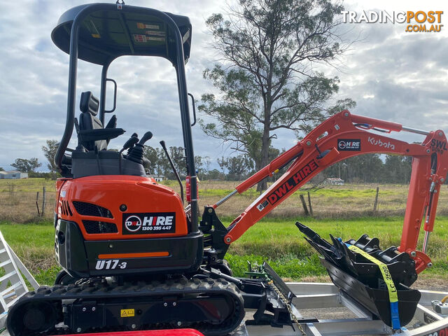 Kubota U17-3 Tracked-Excav Excavator