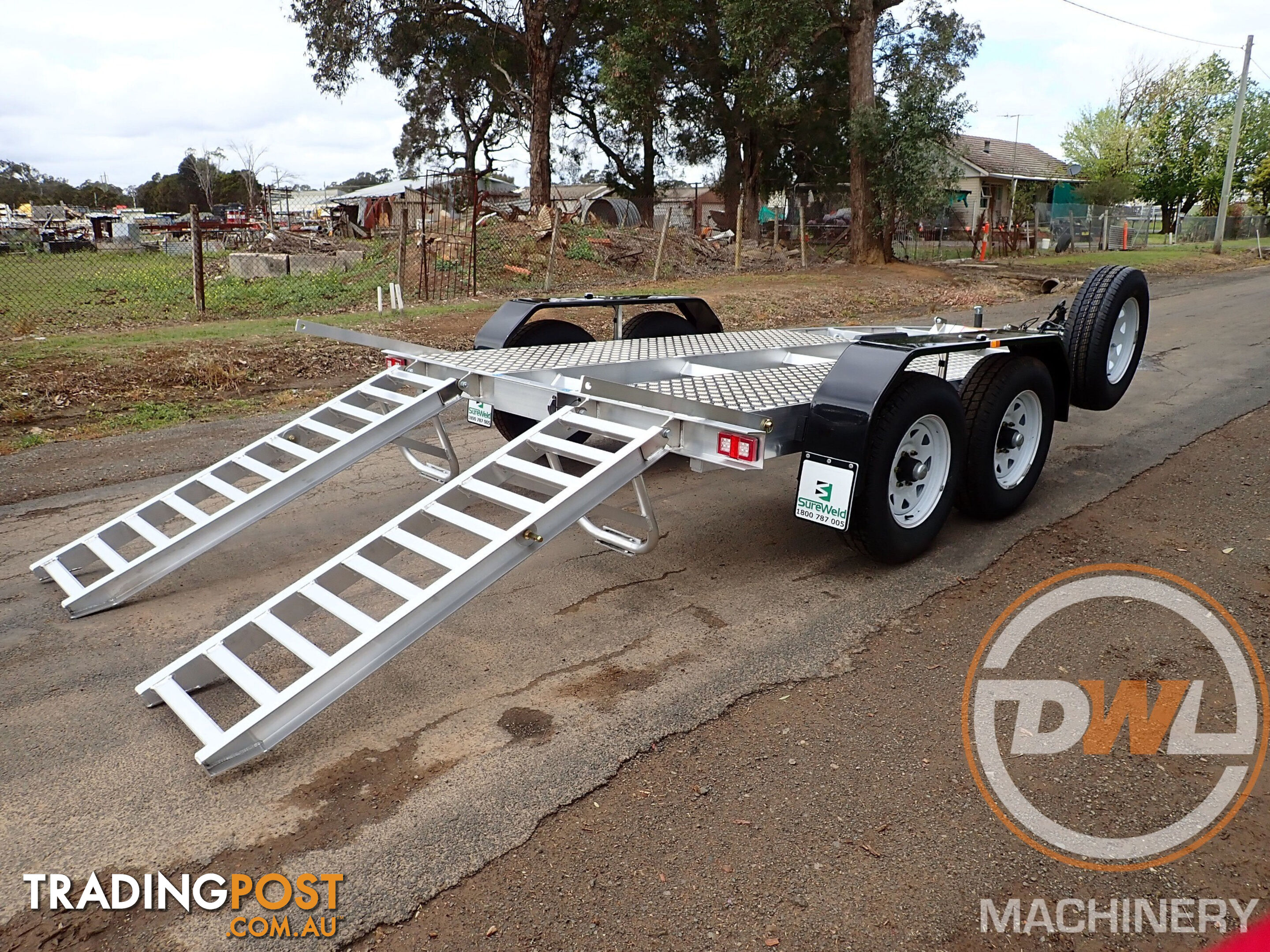 Sureweld Tag Tag/Plant(with ramps) Trailer