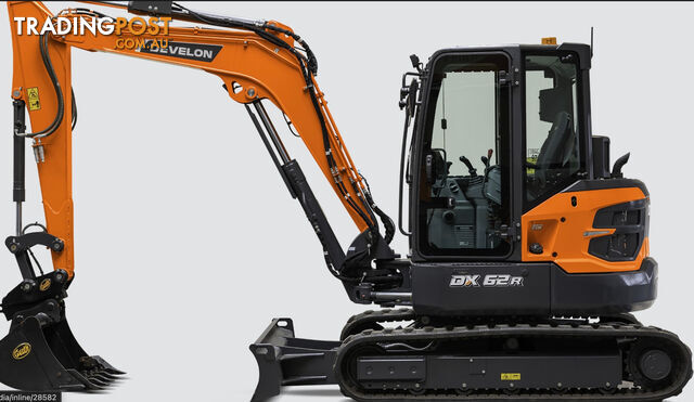 Develon DX62Z Tracked-Excav Excavator