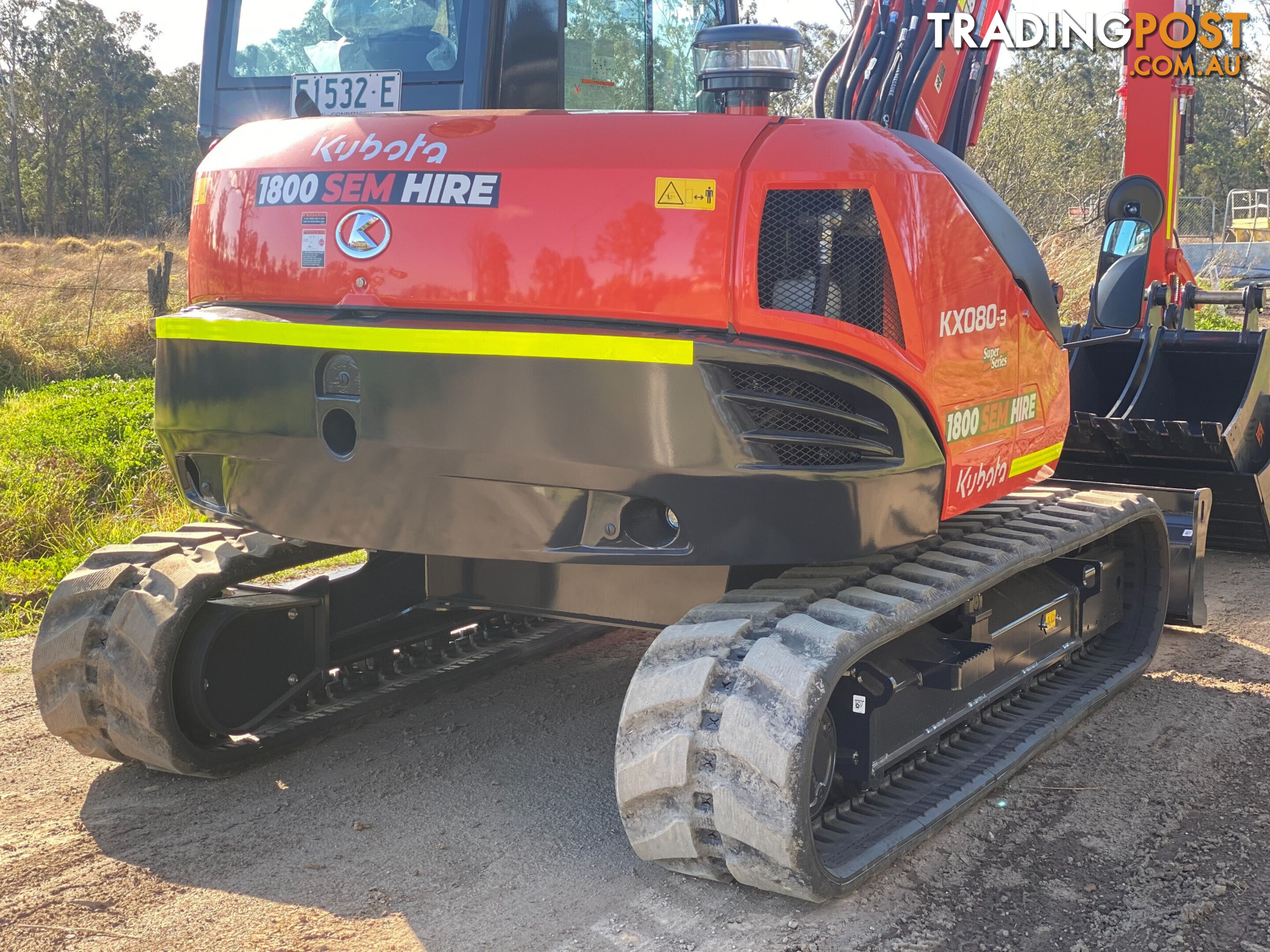 Kubota KX080 Tracked-Excav Excavator