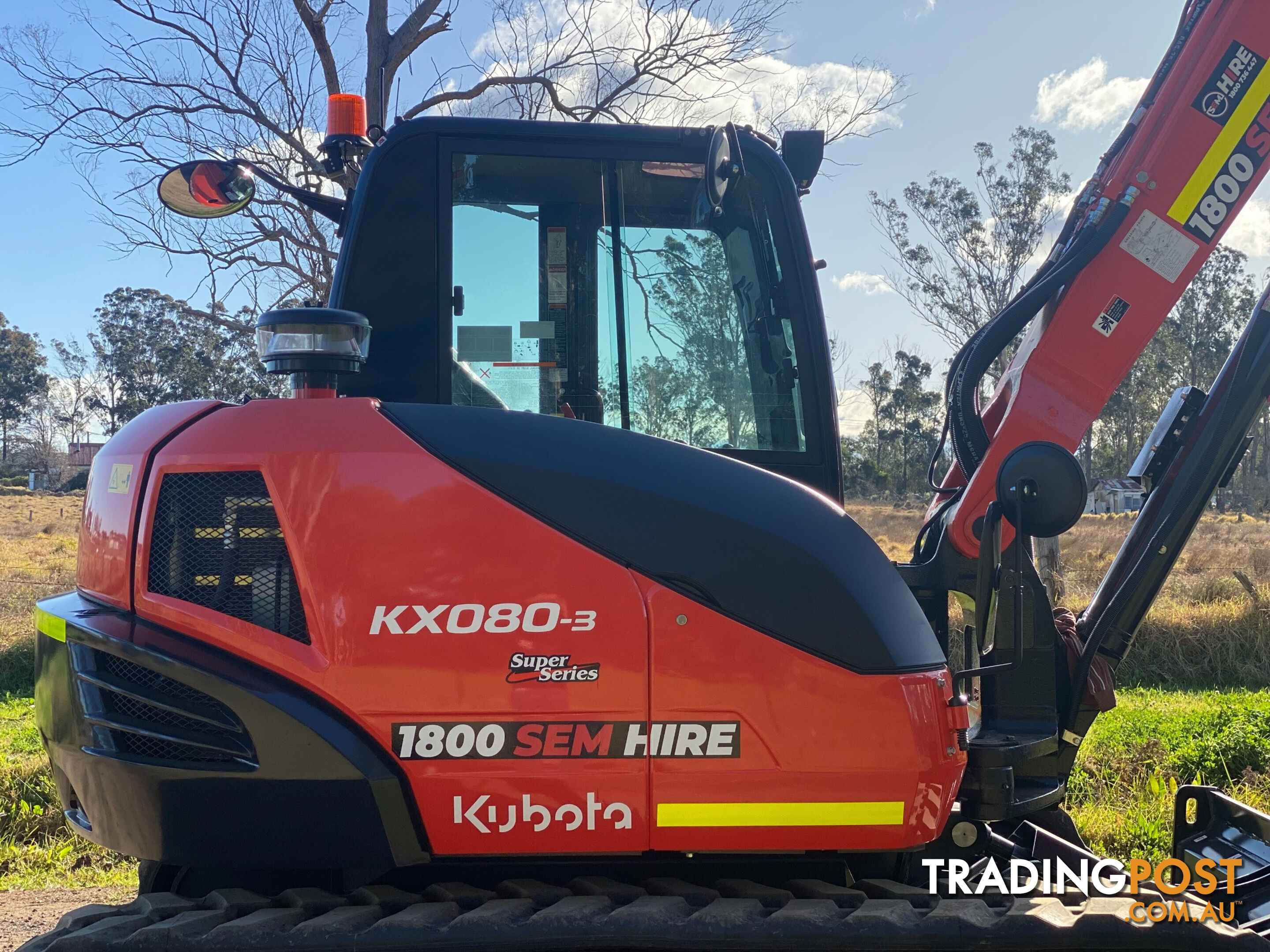 Kubota KX080 Tracked-Excav Excavator