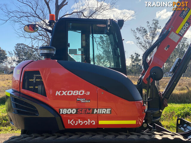 Kubota KX080 Tracked-Excav Excavator