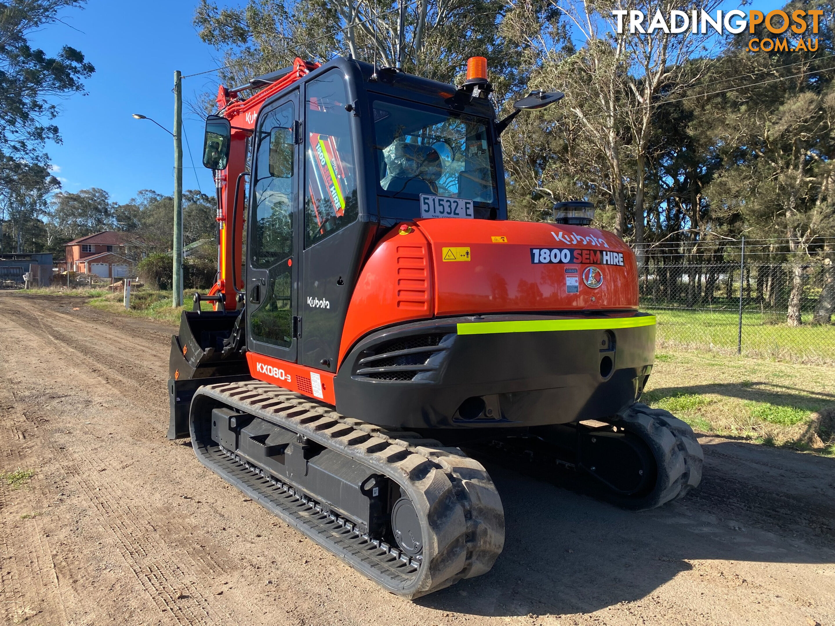 Kubota KX080 Tracked-Excav Excavator