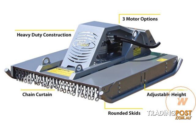 DIGGA SLASHER SUIT SKID STEER EXCAVATOR TRACTOR Slasher/Mower Attachments