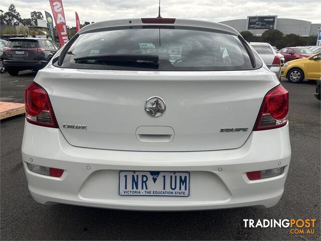 2013 HOLDEN CRUZE EQUIPE JHSERIESIIMY14 HATCHBACK