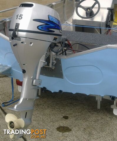 Seaking 15hp 4-Stroke Outboard Engine (Electric Start & Forward Controls)