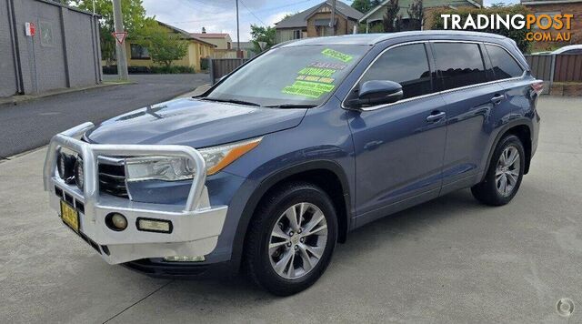 2014 TOYOTA KLUGER GXL AWD 3.5L PETROL AUTOMATIC WAGON  