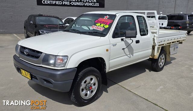 2005 TOYOTA HILUX 4X4 STD 3.0L DIESEL MANUAL EXTRA C/CHASSIS  