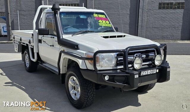 2019 TOYOTA LANDCRUISER MILITARY LC MILITARY GXL 4.5L T DIESEL MANUAL SINGLE C/CHASSIS  