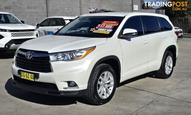 2015 TOYOTA KLUGER 4X2 GX 3.5L PETROL AUTOMATIC WAGON WAGON