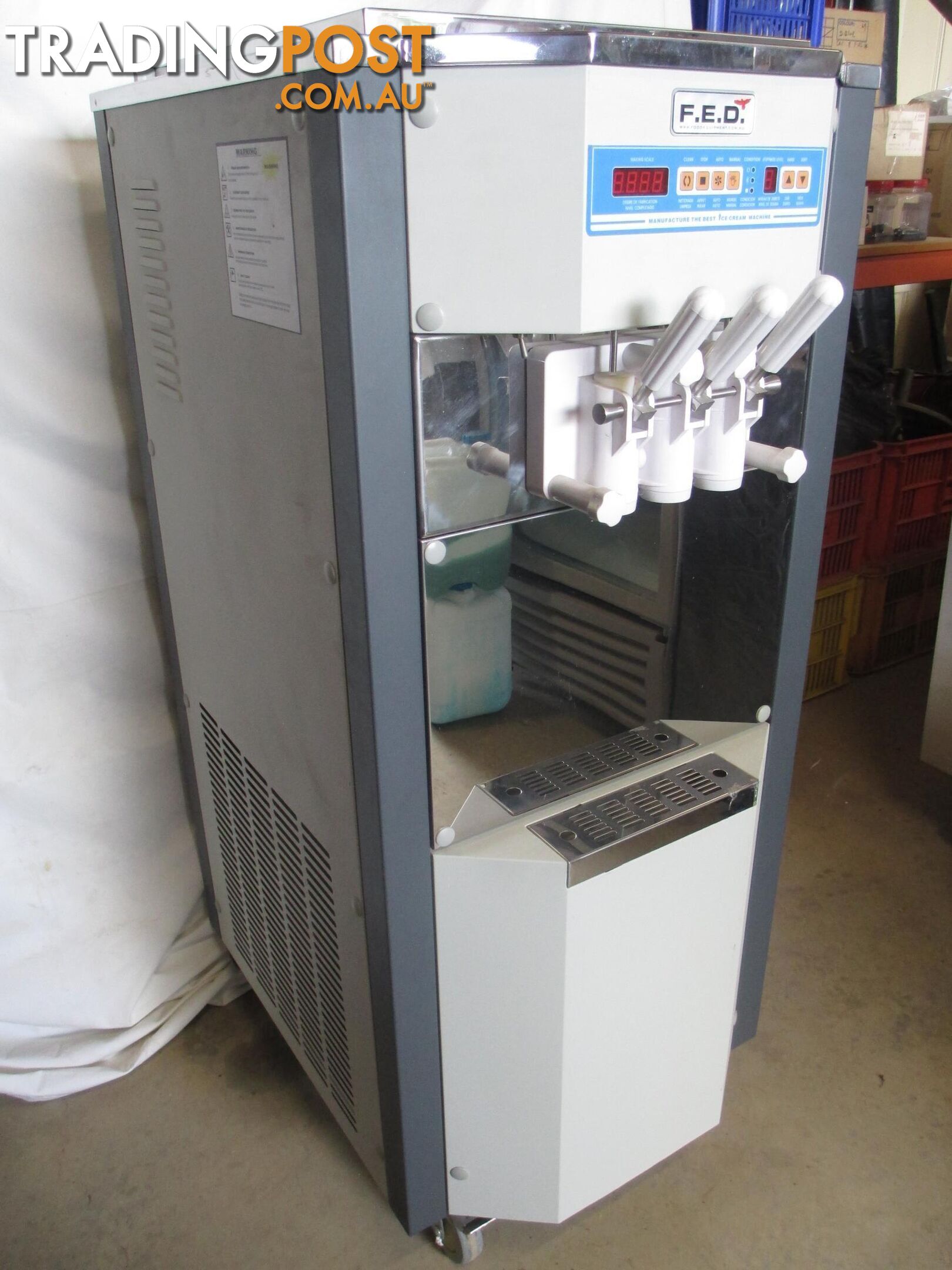 FED COMMERCIAL SELF SERVE ICE CREAM MACHINE